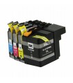 4 tintas compatibles LC529xl /LC525XL  DCP-J100 / DCP-J105 / MFC-J200