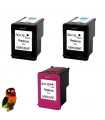 3 Tintas HP 304XL DeskJet 3720 3730 3732  compatibles alta capacidad negro-color