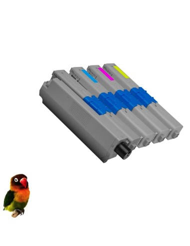 Pack 4 tóners OKI C301/C321/MC332/MC342