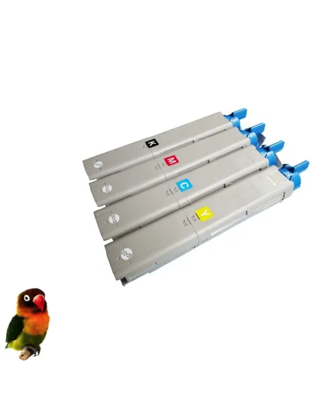 Pack 4 toners OKI C3300-C3400-C3450-C3600