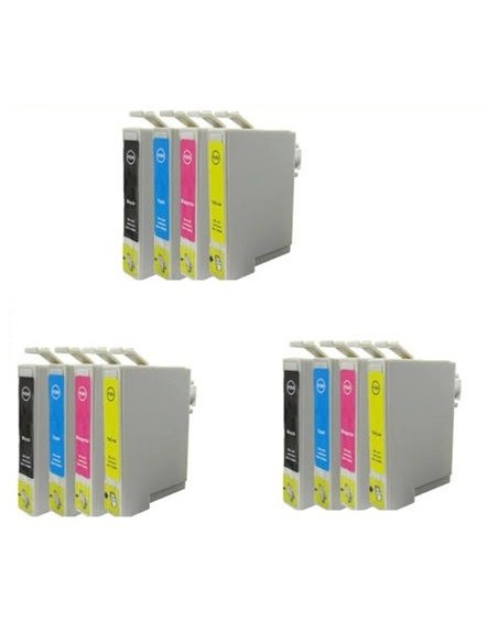 Epson T0711/2/3/4 12 tintas comp. NonOem 