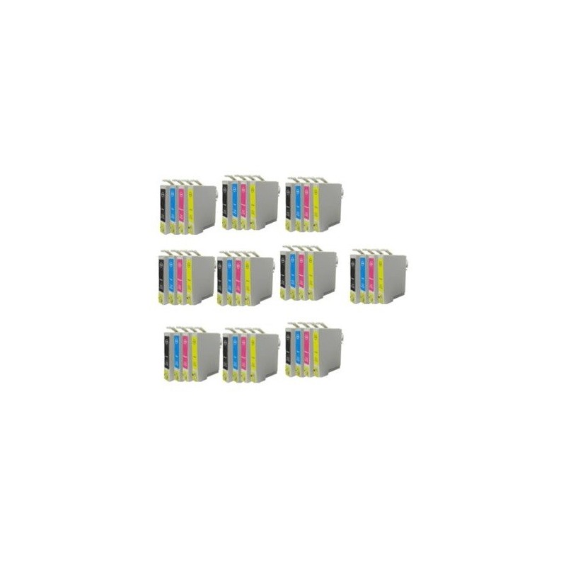 Epson T0711/2/3/4 40 tintas comp. NonOem 