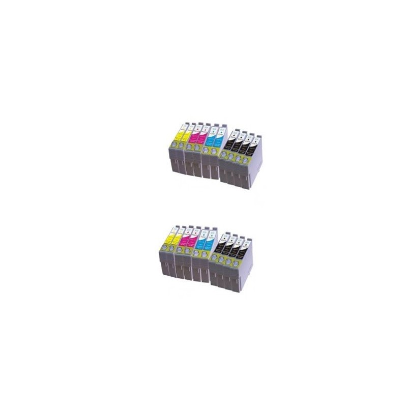 Epson T0711/2/3/4 20 tintas comp. NonOem