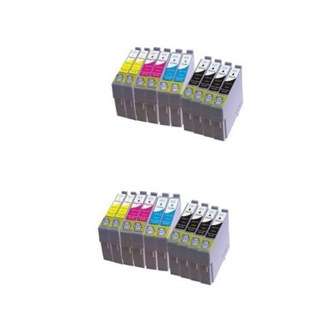 Epson T0711/2/3/4 20 tintas comp. NonOem