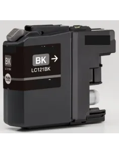 LC121BK BROTHER NEGRO cartucho compatible negro Brother LC121BK DCP J152W/J552DW/J752DW MFC J470DW/J650DW/J870DW