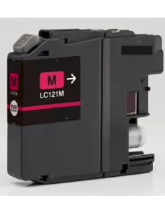 cartucho compatible MAGENTA Brother LC121M DCP J152W/J552DW/J752DW MFC J470DW/J650DW/J870DW