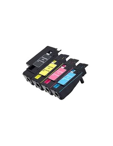 pack 4 toners compatibles Xerox Phaser 6000 - Phaser 6010 (bk-c-m-y)