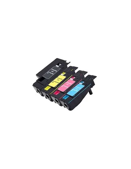 pack 4 toners compatibles Xerox Phaser 6000 - Phaser 6010 (bk-c-m-y)
