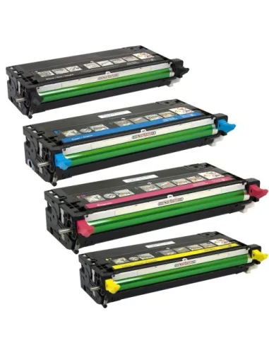 pack 4 toners Xerox Phaser 6180 compatibles (bk-c-m-y)