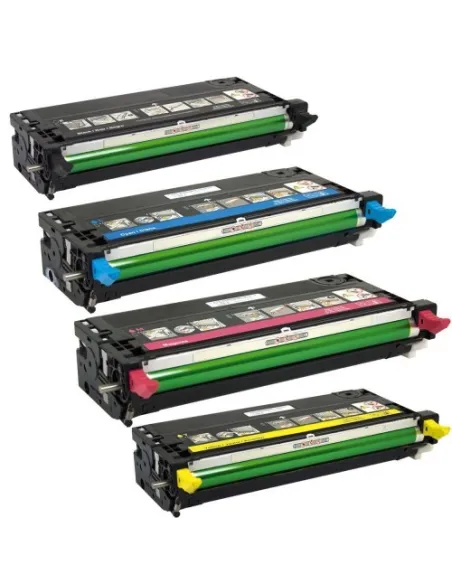 pack 4 toners Xerox Phaser 6180 compatibles (bk-c-m-y)
