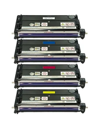 pack 4 toners compatibles Xerox Phaser 6280 (bk-c-m-y)