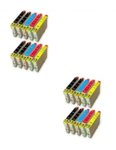Epson T0551+T0552+T0553+T0554 pack 20 tintas compatibles  