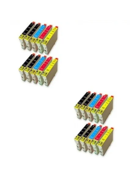 Epson T0551+T0552+T0553+T0554 pack 20 tintas compatibles  