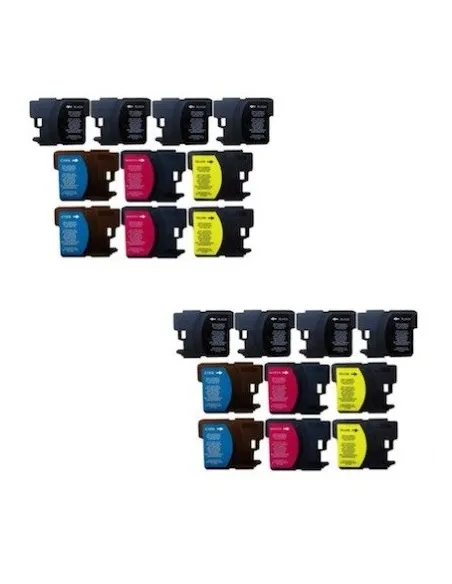 LC121 BROTHER pack 20 tintas Brother LC121 DCP J152W/J552DW/J752DW MFC J470DW/J650DW/J870DW