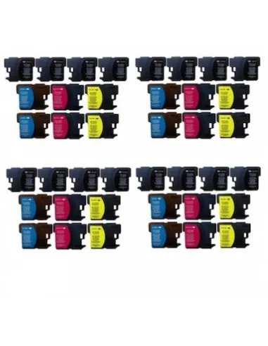 pack 40 tintas Brother LC121 DCP J152W/J552DW/J752DW MFC J470DW/J650DW/J870DW