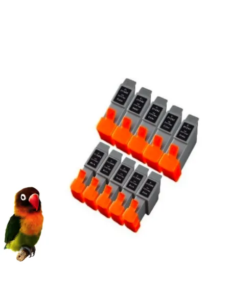Canon BCI-24bk negro pack 10 tintas compatibles 