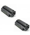 pack 2 Toner HP 13x Q2613X Nº13x Negro COMPATIBLE para HP LaserJet 1300