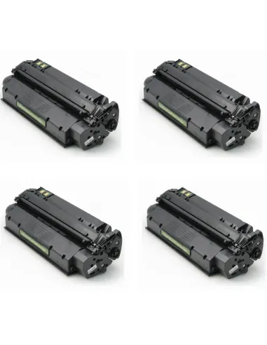 pack 4 Toner HP 13x Q2613X Nº13x Negro COMPATIBLE para HP LaserJet 1300