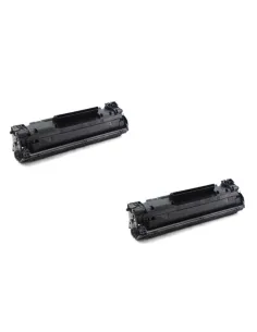CF283A pack 2 Toner compatibles HP HP LASERJET PRO M125 / M126 / M127 / M128