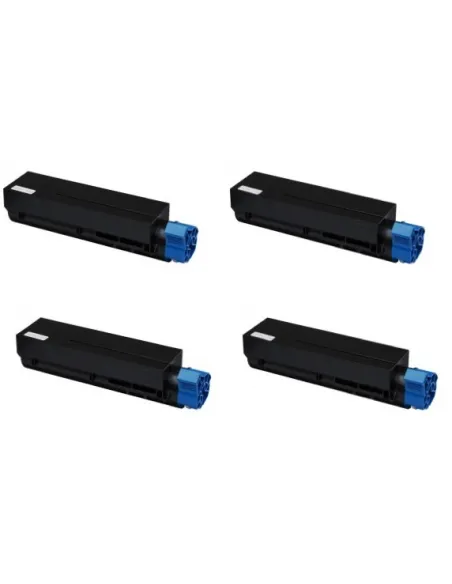 OKi B401/MB441/MB451 pack 4 Toner compatible 