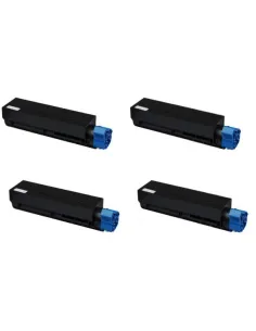 pack 4 tóner compatible OKI B410/B420/B430/B440/MB460L/470/480 3500C.