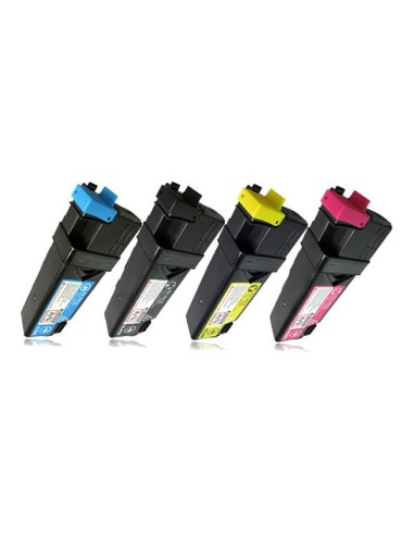 pack 4 Toner Compatibles (bk-c-m-y) Dell 2130-2135 2500 pags