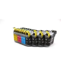 BROTHER LC-127 XL / LC-125 XL PACK 10 cartuchos de tinta   compatibles
