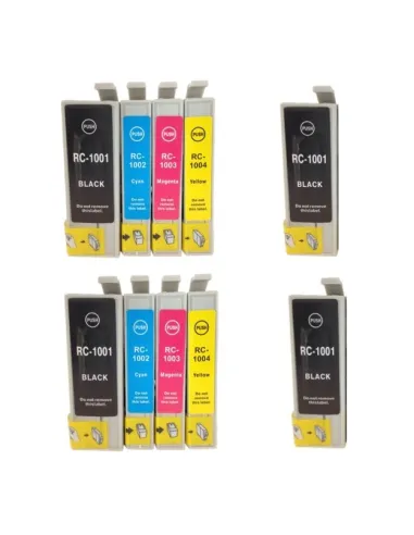 T1005 EPSON pack 10 tintas (BK-C-M-Y)  compatibles 