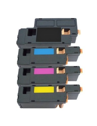 DELL 1250 / 1350 /1355 pack 4 toners COMPATIBLES  (bk-c-m-y)