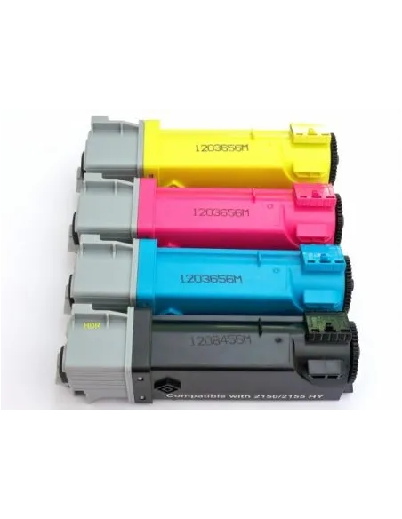 DELL 2150 / 2155  pack 4 Toner Compatibles (bk-c-m-y)  