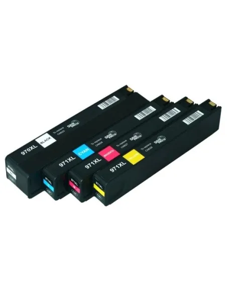 PACK HP 970XL/971XL BK-C-M-Y cartuchos compatibles HP OFFICEJET PRO X451 / X551 / X476 / X576