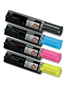 Epson Aculaser C1100 - CX11 PACK 4 toners compatibles (BK-C-M-Y)