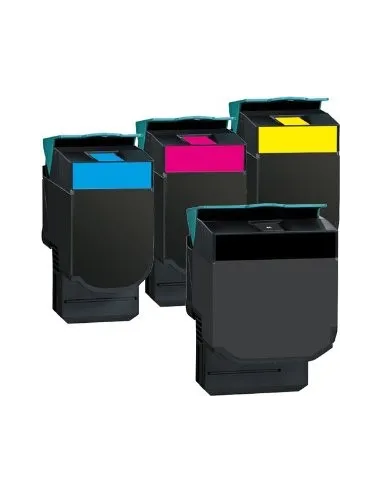 LEXMARK C540/c543/c544/X543/x544 PACK 4  tóner compatibles  (bk-c-m-y)