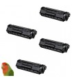Pack 4 toner compatibles x HP CF283X 83X Laserjet Pro MFP M201 DW M225 DW M225 D