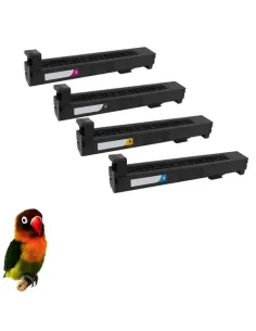 HP CF300A-CF301A-CF302A-CF303A (827A) PACK 4 TONERS COMPATIBLES HP LASERJET M880
