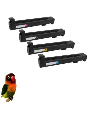 HP CF300A-CF301A-CF302A-CF303A (827A) PACK 4 TONERS COMPATIBLES HP LASERJET M880