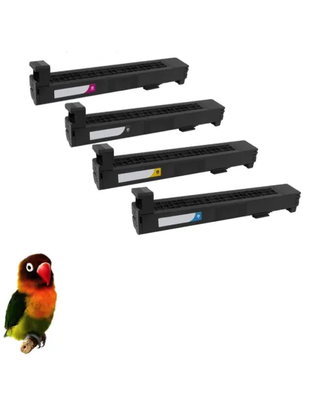 HP CF300A-CF301A-CF302A-CF303A (827A) PACK 4 TONERS COMPATIBLES HP LASERJET M880