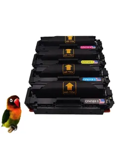 Pack 4 Toner HP CF410X/1X/2X/3X  compatible HP Color LaserJet Pro M452 M377 M477