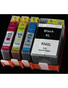 HP 934XL-BK / 935XL-C/M-Y PACK 4 tintas   alta capacidad Officejet Pro 6230 / 6800 / 6820 / 6830