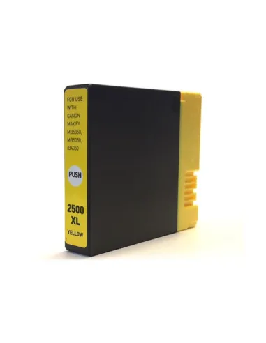PGI-2500XL-Y AMARILLO cartucho compatible Canon  iB4000 / ib4050 / MB5000 / MB5050 / MB5300 / MB5350 