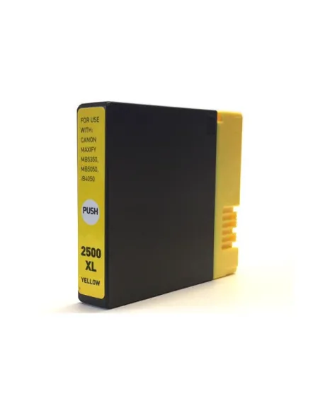 PGI-2500XL-Y AMARILLO cartucho compatible Canon  iB4000 / ib4050 / MB5000 / MB5050 / MB5300 / MB5350 