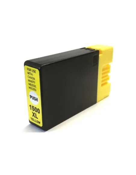 PGI-1500XL-Y AMARILLO tinta compatible Canon Maxify MB2000 / MB2050 / MB2300 / MB2350