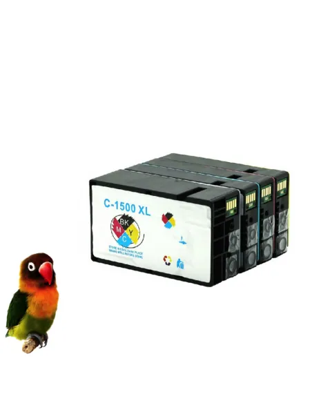 PACK PGI-1500XL 4 cartuchos compatibles (bk-c-m-y) Canon Maxify MB2000 / MB2050 / MB2300 / MB2350