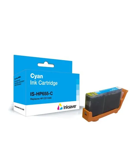 HP 655 CYAN cartucho cián compatible CZ110AE