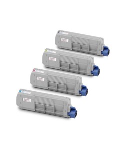 OKI MC851 / MC861 PACK 4 toners (BK-C-M-Y) compatibles