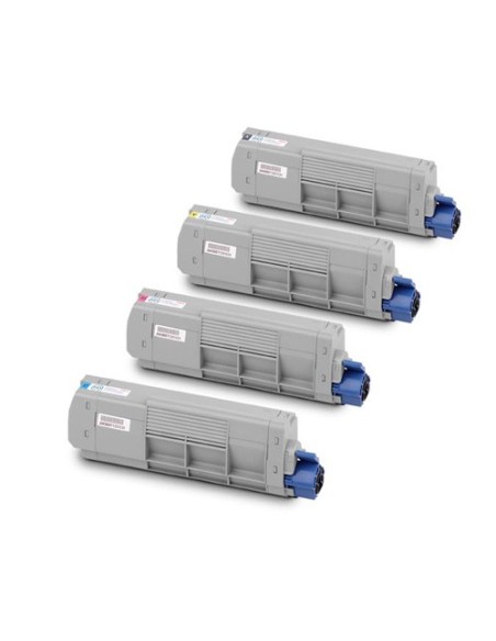 OKI MC851 / MC861 PACK 4 toners (BK-C-M-Y) compatibles