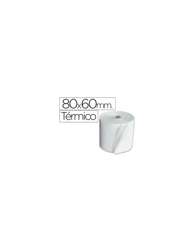 pack 8 Rollos de Papel Termico 80x60mm 