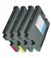 GC31 Ricoh PACK 4  tintas gel BK-C-M-Y  compatibles 405689