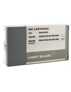 T6037 NEGRO LIGHT Epson STYLUS PRO 7880 STYLUS PRO 9880 cartucho compatible 