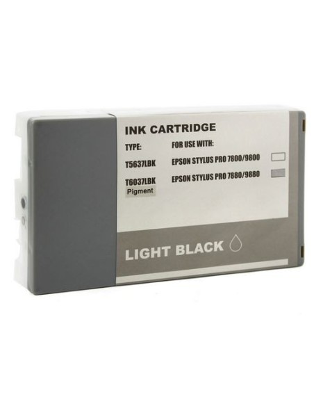 T6037 NEGRO LIGHT Epson STYLUS PRO 7880 STYLUS PRO 9880 cartucho compatible 